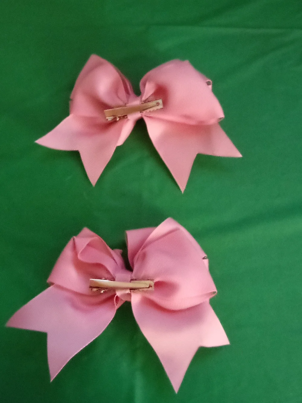 Pink Grosgrain Bow Hair Clips - Kids Accessories ( Home )